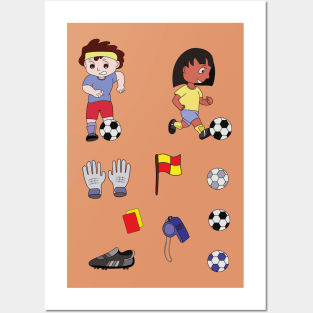 Football Futbol Soccer Posters and Art